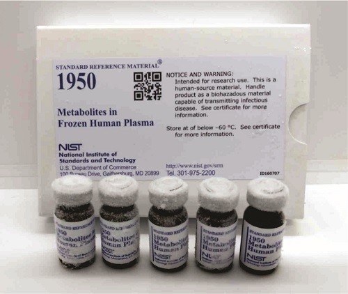 SRM 1950  人血漿中的代謝物標準品